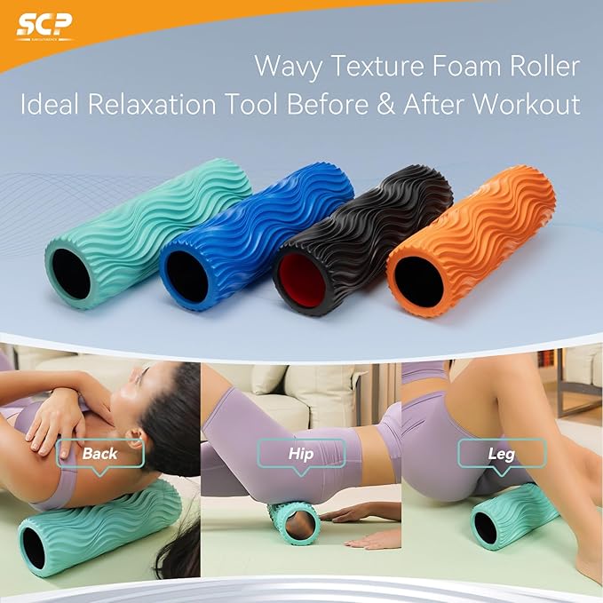SUBCULTURE Pick Foam Roller - Medium Density Deep Tissue Massager for Muscle Massage and Myofascial