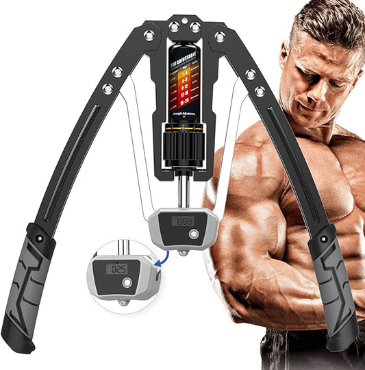 EAST MOUNT Twister Arm Exerciser - Adjustable 22-440lbs Hydraulic Power, Home Chest Expander