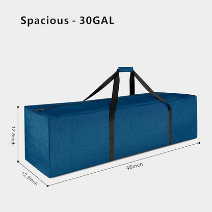 TOPDesign 46 Inch Extra Large Zippered Duffel Bag for Travel Camping Sports Equipment Storage
