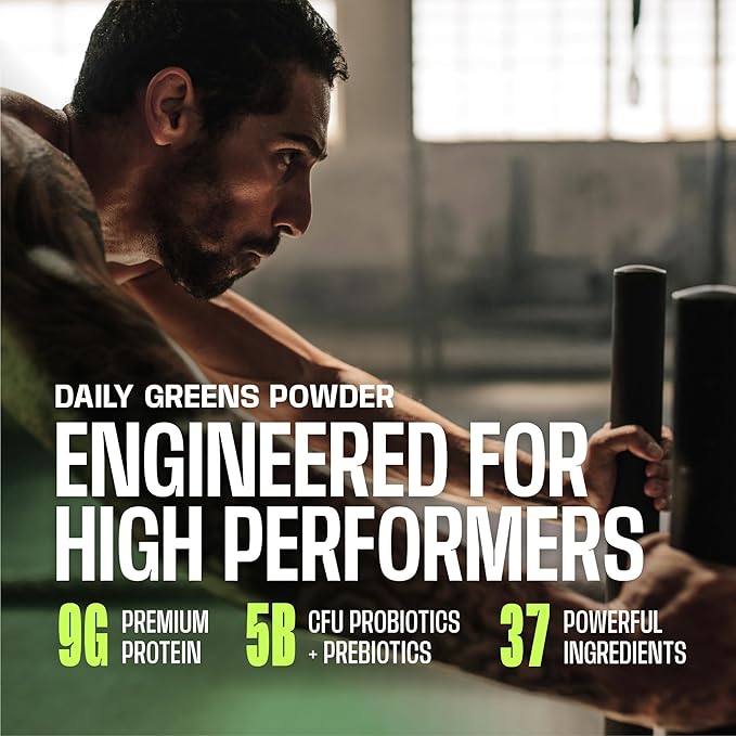 Frog Fuel Performance Greens Protein Powder, Nano-Hydrolyzed Grass Fed Protein Greens Powder, 5B