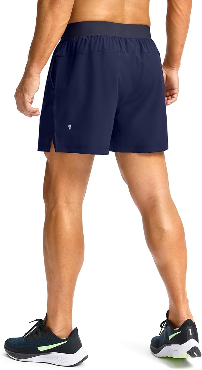 Men's Running Shorts with Zipper Pockets 9 Inch/ 7 Inch / 5 Inch Lightweight Quick Dry Gym Workout