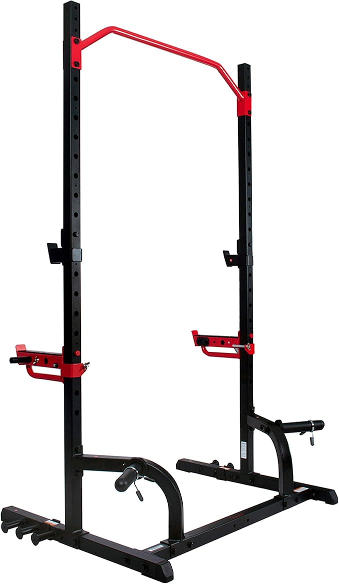 Sunny Health & Fitness Multifunctional Strength Training Home Gym ??Complete Workout Equipment with