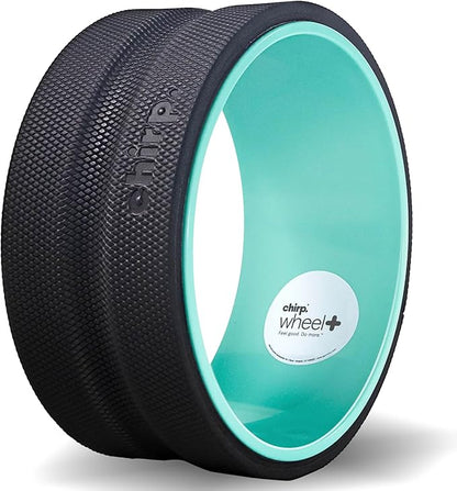 Chirp Wheel Foam Roller ??Targeted Back & Neck Relief, Lumbar Spine Stretcher, Spinal Decompression