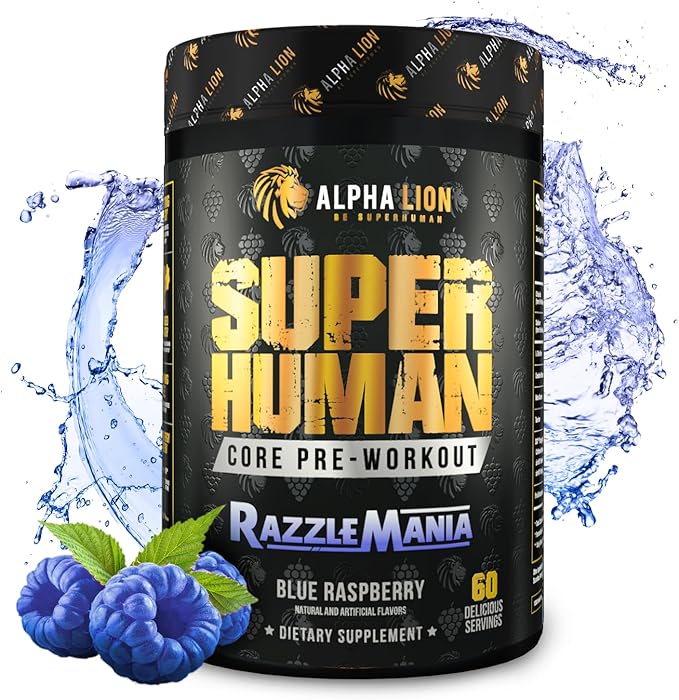 ALPHA LION Core Pre Workout with Creatine for Performance, Beta Alanine for Muscle, L-Citrulline