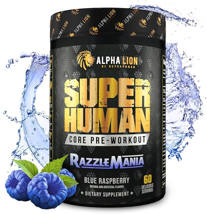 ALPHA LION Core Pre Workout with Creatine for Performance, Beta Alanine for Muscle, L-Citrulline