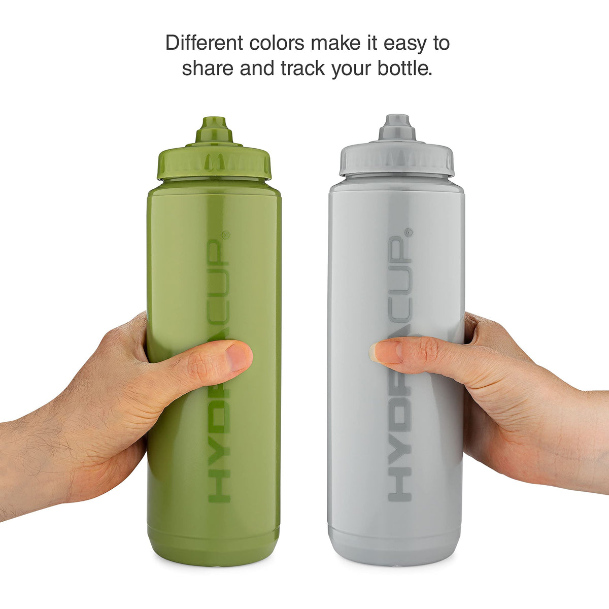 Hydra Cup - 4 Pack - 32 oz Squeeze Water Bottles, Sports Squirt Bottle