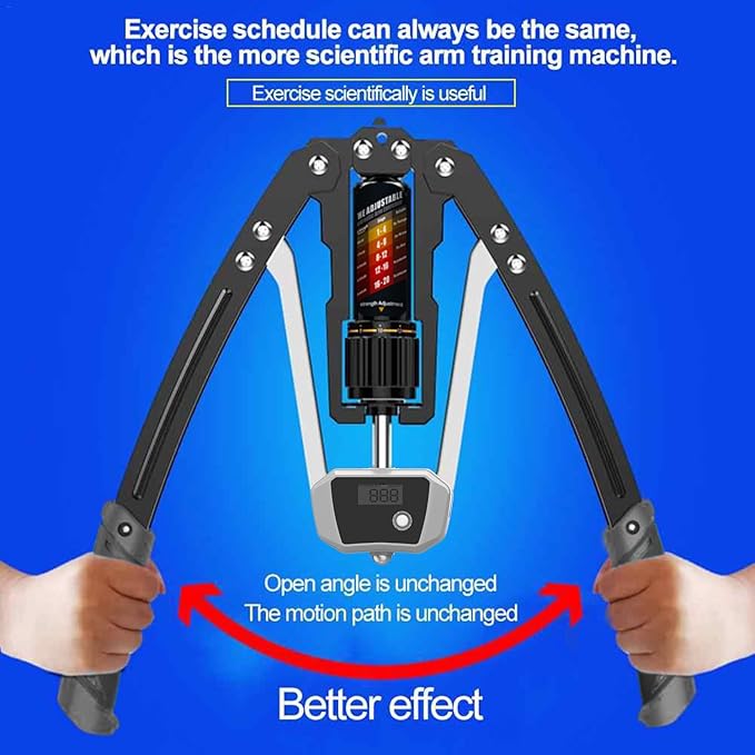 EAST MOUNT Twister Arm Exerciser - Adjustable 22-440lbs Hydraulic Power, Home Chest Expander