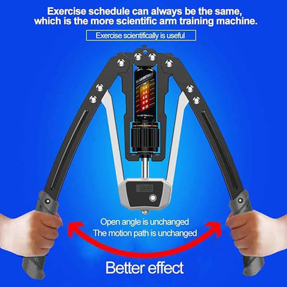 EAST MOUNT Twister Arm Exerciser - Adjustable 22-440lbs Hydraulic Power, Home Chest Expander
