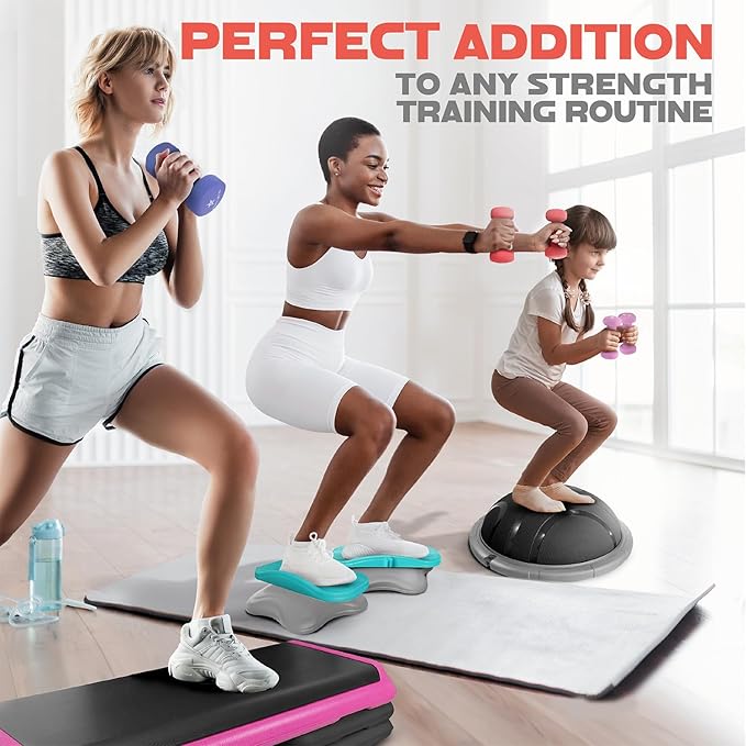 Yes4All Neoprene Coated Dumbbell Hand Weight Sets of 2 - Multiple Weight Options with 15 Colors