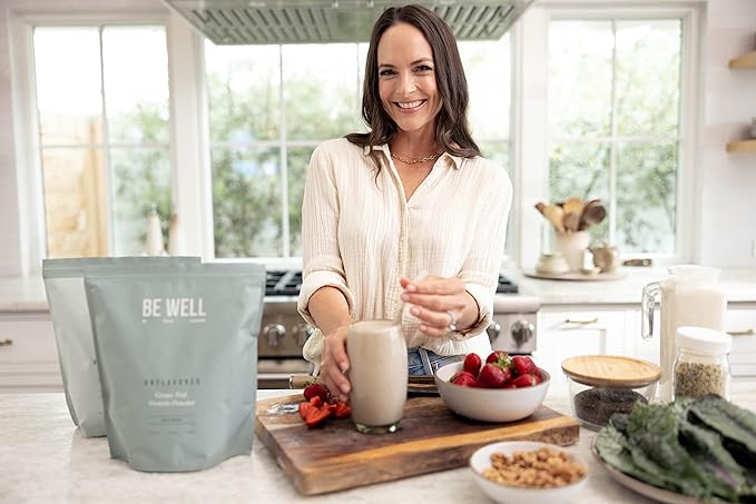 Be Well by Kelly Unflavored Grass-Fed Beef Protein Powder, 23G of Protein & Zero Carbs (1