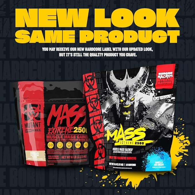 Mutant Mass Extreme Gainer ??Whey Protein Powder ??Build Muscle Size and Strength ??High Density
