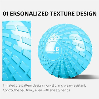 Medicine Ball 10 lbs Slam Ball Weighted Balls for Exercise Strength and Crossfit Workout