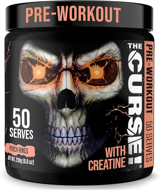 JNX SPORTS The Curse! Pre Workout Powder for Men & Women, Caffeine, Beta-Alanine, Creatine