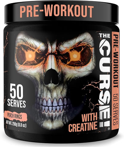 JNX SPORTS The Curse! Pre Workout Powder for Men & Women, Caffeine, Beta-Alanine, Creatine