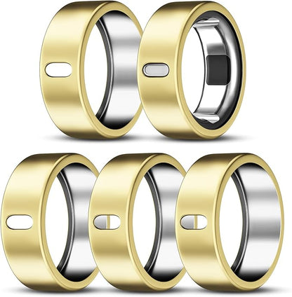 5 Pack Cover Compatible with Oura Ring Gen 4/Oura Ring Gen 3 Horizon/Heritage, Surport Charging