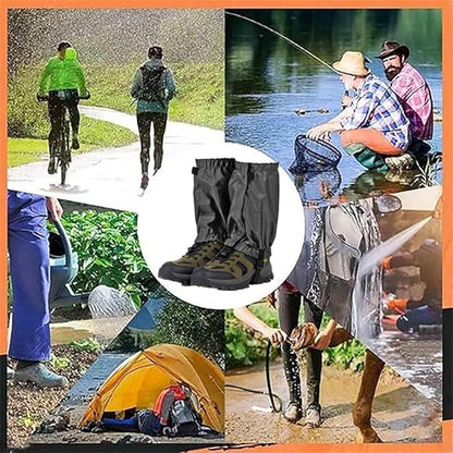 Ankle Gaiters,Lightweight Adjustable Leg Gaiters for Men Women, Waterproof Hiking Gaiters for
