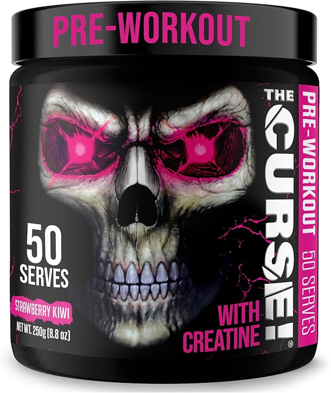 JNX SPORTS The Curse! Pre Workout Powder for Men & Women, Caffeine, Beta-Alanine, Creatine