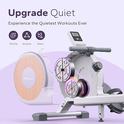 MERACH Rowing Machines for Home, Magnetic Rowing Machine with 16 Levels, Rower Machine of Quiet
