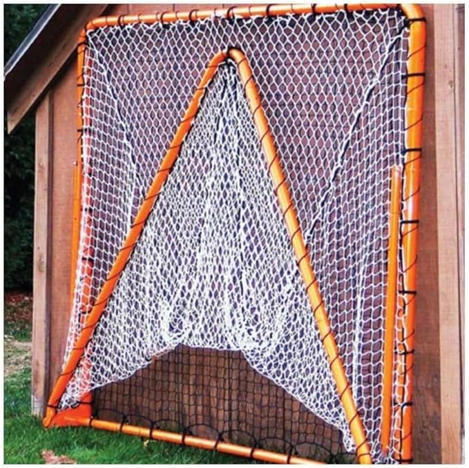 EZGoal 2” Professional folding 6' x 6' lacrosse Metal Goal with a Pro LAX Rocket Throwback
