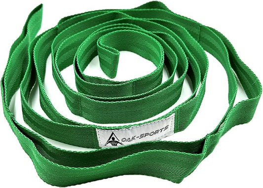 Stretching Strap Yoga Strap with Loops, Stretch Straps for Physical Therapy, Non-Elastic Exercise