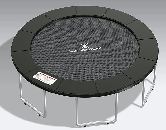 LANGXUN Universal Trampoline Repalcement Safety Pad, 8ft 10ft 12ft 14ft 15ft 16ft Waterproof