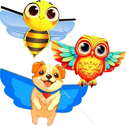 HENGDA KITE Animals Kite for Kids Beginners and Adults Cute Design High Definition Printing Easy to