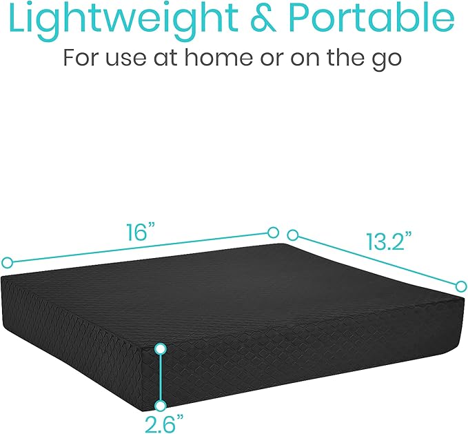 Vive Balance Pad - Foam Large Yoga Mat Trainer for Physical Therapy, Stability Workout, Knee and