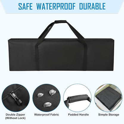 Sports Duffle Bag 52IN Extra Large Travel Duffel Luggage Bag with Upgrade 2-way Lockable Zippers