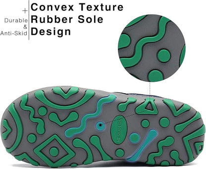 Mishansha Kids Hiking Boots Toddler Girls Boys Hiking Shoes Water-Resistant Anti-Collision Non-Slip
