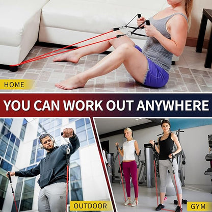 WHATAFIT Resistance Bands, Exercise Bands，Resistance Bands for Working Out, Work Out Bands with
