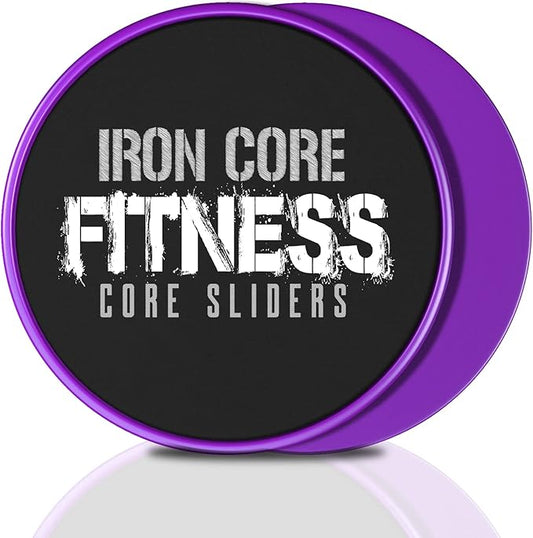 Core Sliders for Working Out, Dual Sided Exercise Gliding Discs for Use on All Surfaces, Ultimate