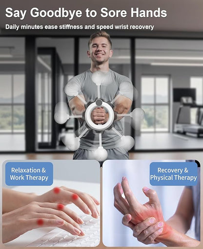 Arm Workout for Men and Women, 360° Hand-Crank Forearm Trainer, Chest Trainer,Shoulders and Arm