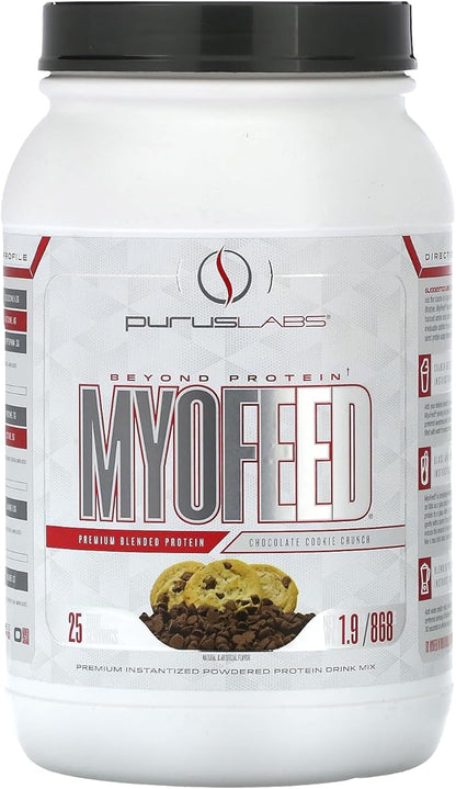 Purus Labs Myofeed Blended Protein | Ultra Filtered Whey Isolate & Concentrate | Soluble Fiber &