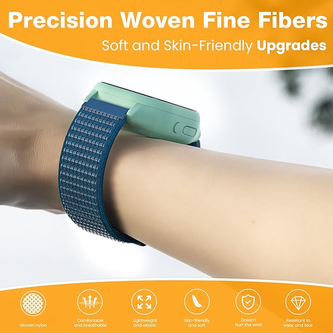 EWUONU 4 pack Adjustable Braided 20mm Band Compatible with Gizmo Watch 3 2 1/Gabb Watch 3e 3 2
