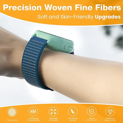 EWUONU 4 pack Adjustable Braided 20mm Band Compatible with Gizmo Watch 3 2 1/Gabb Watch 3e 3 2