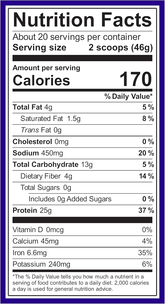 Vega Original Essential Protein - 25g Plant-Based Protein, Creamy Chocolate, 20 Servings, Vegan