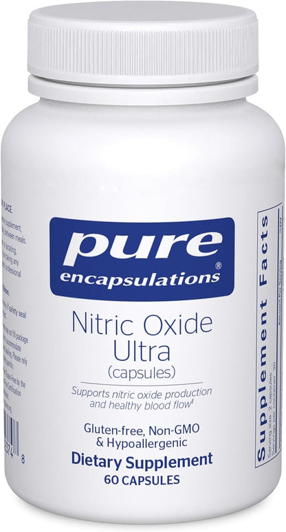 Pure Encapsulations Nitric Oxide Ultra (Capsules) - Supplement Supports Nitric Oxide Production