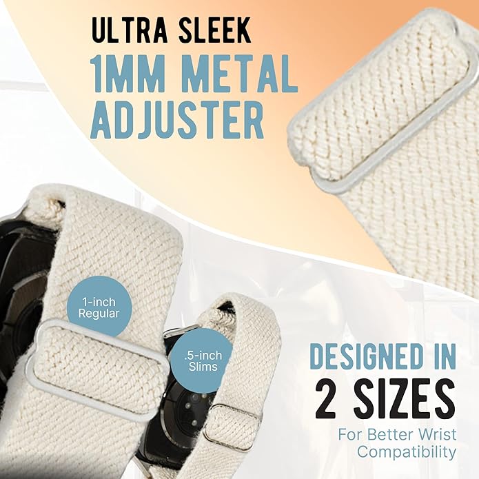 Braxley Bands - Organic Cotton Watch Bands For Women and Men, Compatible With All Apple Watch Sizes
