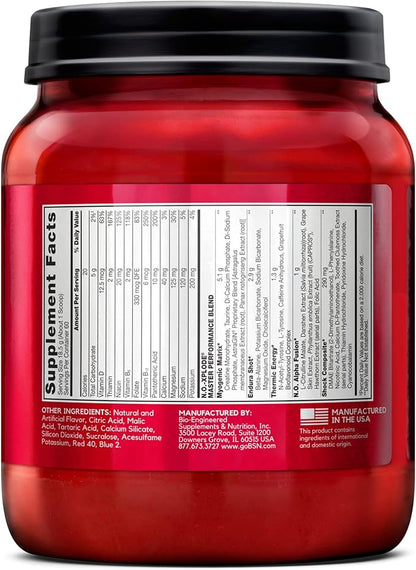 BSN N.O.-XPLODE Pre Workout Powder, Energy Supplement for Men and Women with Creatine and