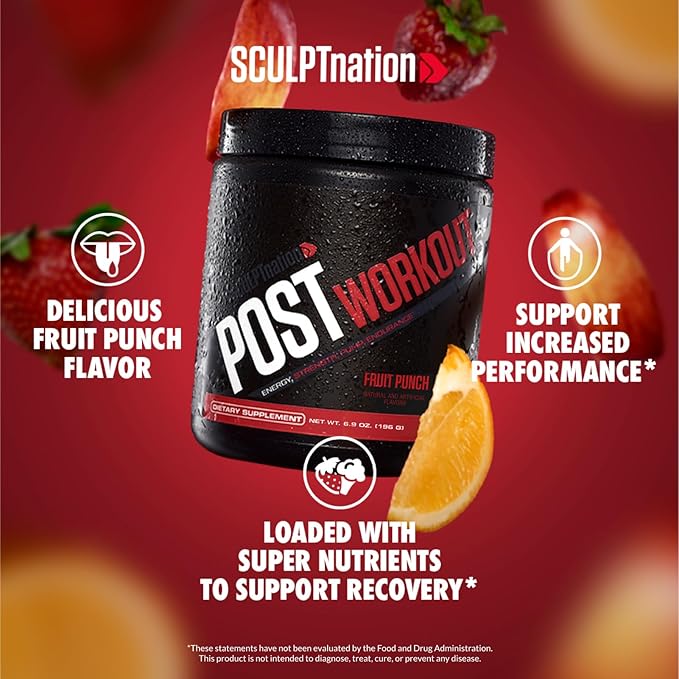 Sculpt Nation by V Shred Post Workout - Creatine Complex Post Workout Muscle Recovery and Builder