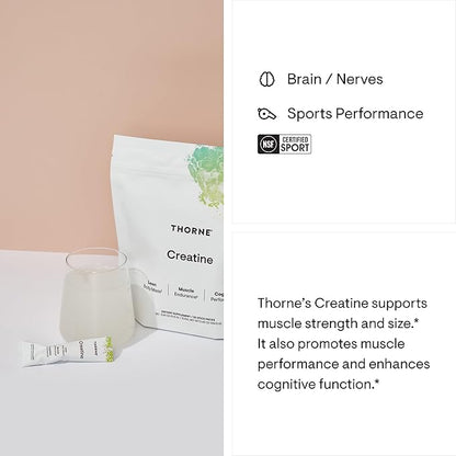 THORNE Creatine - Micronized Creatine Monohydrate Powder - Support for Muscles & Cognitive