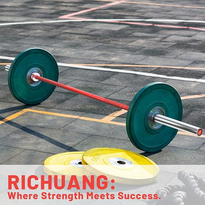 7ft Olympic Barbell, Weightlifting Barbell 28mm 45lb - 500/700/1000lbs Capacity with Smooth