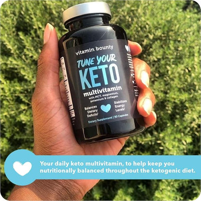 Vitamin Bounty Tune Your Keto Multivitamin with Magnesium & Potassium - Daily Supplements for Men &