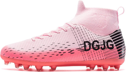 Youth Soccer Cleats Mens Training Football Cleats Lightweight Womens High-top Soccer Shoes AG