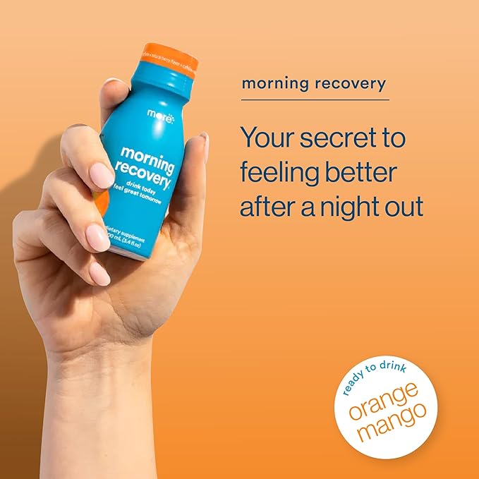 Morning Recovery Electrolyte, Milk Thistle Drink Proprietary Formulation to Hydrate While Drinking