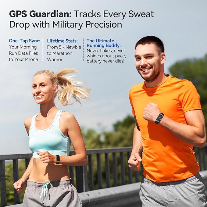 Smart Bracelet, Wearable Activity & Fitness Tracker Band, 24H Sleep Tracker, All-Day Continuous