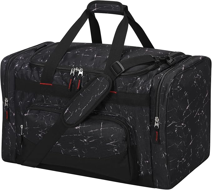 22 inch Gym Bag for Men - 55L Large Travel Duffle Bag Sports Equipment Bag with Multiple Zippered
