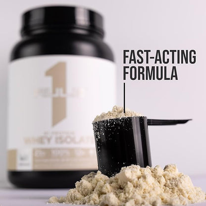 Rule 1 Naturally Flavored R1 Protein Whey Isolate - Clean Formula with 25g Protein & 6g BCAA