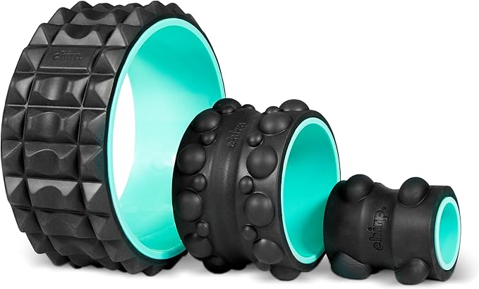 Chirp Wheel XR 3-Pack - 10??Acupressure, 6??Knot-Kneading Thumb, 4??Neck & Headache Relief, High