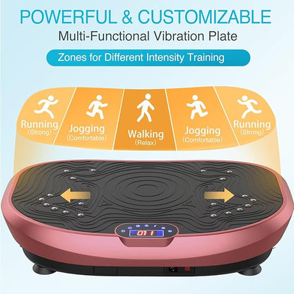 AXV Vibration Plate Exercise Machine Whole Body Workout Power Vibrate Fitness Platform Vibrating